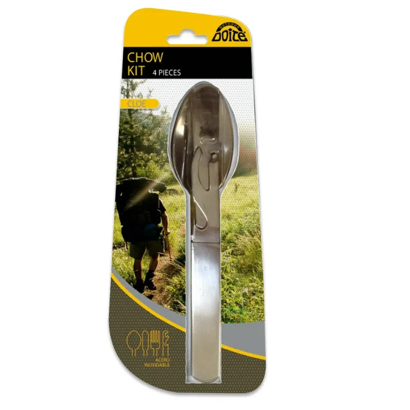 Set de Cocina Doite Cloe Steel 09594 de 4 piezas en acero inoxidable