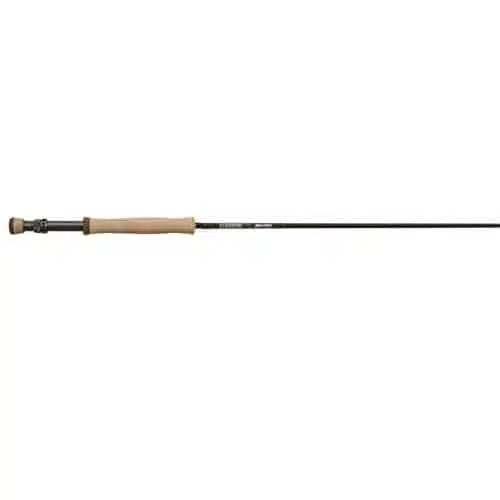La Caña G-Loomis IMX-PRO 5100 3,05m es una caña de pescar segmentada y ligera que cuenta con un mango ergonómico de corcho y un tubo negro elegante. Diseñada específicamente para la pesca con mosca, incluye varias anillas a lo largo de su longitud para la línea de pesca.