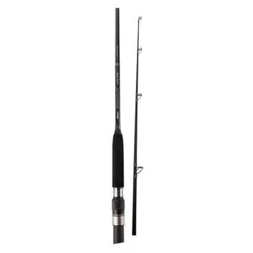 La caña Okuma Tomcat Vertical TMC-S-602MH 1,80m es una elegante caña de pescar negra con dos secciones, múltiples guías de línea y un cómodo mango de agarre. Diseñada para la pesca deportiva, las secciones superior e inferior de esta caña liviana se pueden exhibir una al lado de la otra para facilitar su transporte y montaje.