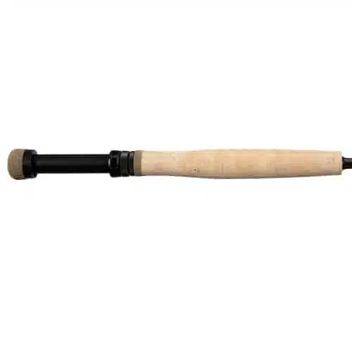 La caña de pescar G-Loomis IMX-PRO Euro 3106 de 3,25 m cuenta con una empuñadura de corcho sobre un elegante blank de caña negro y está mejorada con un portacarrete y una tapa de metal G-Loomis. Su diseño sencillo y práctico garantiza un manejo cómodo durante sus aventuras de pesca.