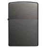 El encendedor Zippo Classic Gray presenta un diseño metálico con un acabado liso en gris oscuro. Tiene la icónica forma rectangular con bordes redondeados y, cuando está cerrado, ofrece una apariencia impecable y minimalista que recuerda a los diseños clásicos.