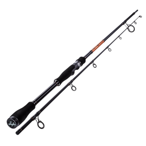 La caña de pescar Caña Sportex Black Pearl BR3014 3,00MT cuenta con múltiples guías de línea circulares, un mango de espuma y un portacarrete plateado. Este modelo está diseñado en dos segmentos que se alinean perfectamente uno junto al otro, lo que muestra su elegante diseño.