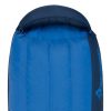 El saco de dormir Pluma Sea To Summit Trek TkI -1°C es un saco de dormir azul con capucha ideal para uso al aire libre. Su tejido resistente y aislante lo hace perfecto para acampar en climas fríos, con el logotipo de la marca destacado en el lateral.
