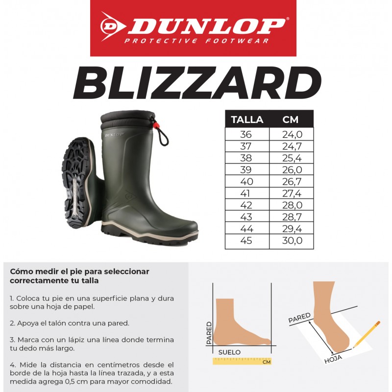 Bota Dunlop Blizzard Fur Lining Negro OutdoorFeat
