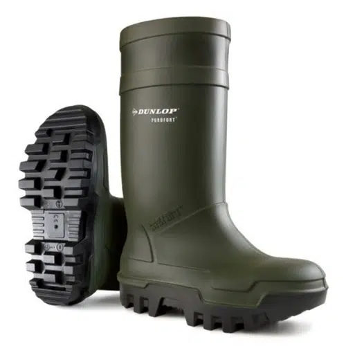 Bota Dunlop Purofort Thermo Full Safety Verde