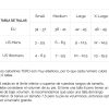 Explora la tabla de tallas de los calcetines Calcetín Teko Ecoski All-Mountain Medium Full Cushion, que muestra conversiones para tallas de la UE, EE. UU. para hombres y EE. UU. para mujeres, desde la S hasta la X-Large. Además, una nota sobre su excelente elasticidad los hace perfectos para aventuras all-mountain, junto con consejos de ajuste adaptados a varios volúmenes de pie para garantizar un ajuste óptimo.