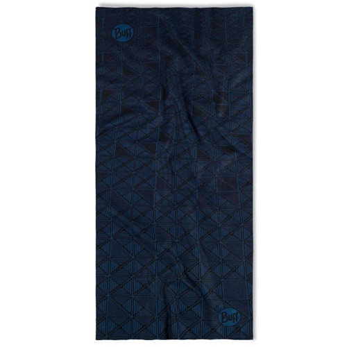 La Bandana Buff Original EcoStretch Prosody Night Blue es una polaina para el cuello versátil que combina estilo y funcionalidad con su sutil patrón geométrico.