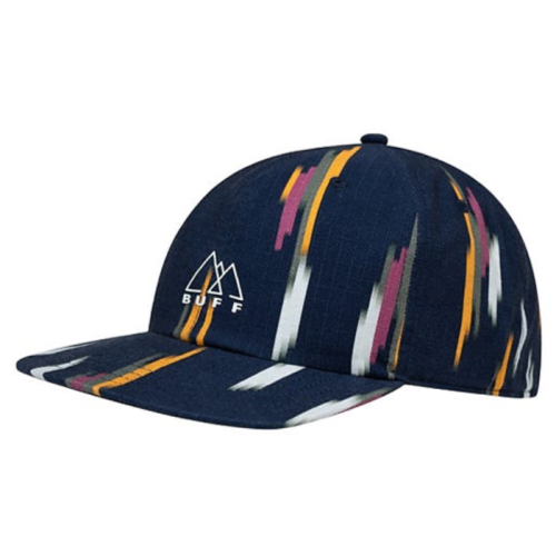 Gorra Jockey Buff Pack Baseball Elat Navy con diseño plegable y protección solar UPF 50.