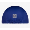 Presentamos el Jockey Buff Pack Cycle Akim Cobalt: un gorro de baño con forma de cúpula de color cobalto que presenta un pequeño logotipo en el centro delantero. El logotipo muestra el texto "Buff" dentro de un círculo. Ideal para tus sesiones de natación, este gorro se presenta sobre un fondo blanco liso que resalta su elegante diseño.