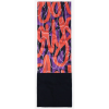 La bandana Buff Polar Niños Mullen Multi presenta un patrón abstracto vibrante en rojo, negro y morado en la sección superior complementado por una sección inferior de color negro sólido.