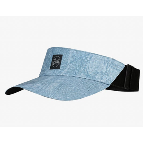Visera Buff Go Ellbe Steel - visera ajustable diseñada para el deporte con cierre regulable, fabricada en Barcelona con materiales reciclados.