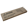La caja de cartón rectangular alargada, que muestra el logotipo del "tren" y el texto "Arco Baby Fútbol Tren 305x183x122cm", indica que se trata de un producto con forma de arco de acero. El embalaje también resalta el contorno sutil de un arco, lo que subraya su diseño resistente.