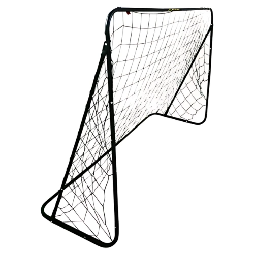 La portería de fútbol Arco Fútbol Train de 183 x 122 x 61 cm es una elegante portería de fútbol con marco negro y red blanca, ideal para sesiones de entrenamiento o para divertirse en el patio. Su construcción angular y liviana garantiza durabilidad en cualquier superficie de juego.