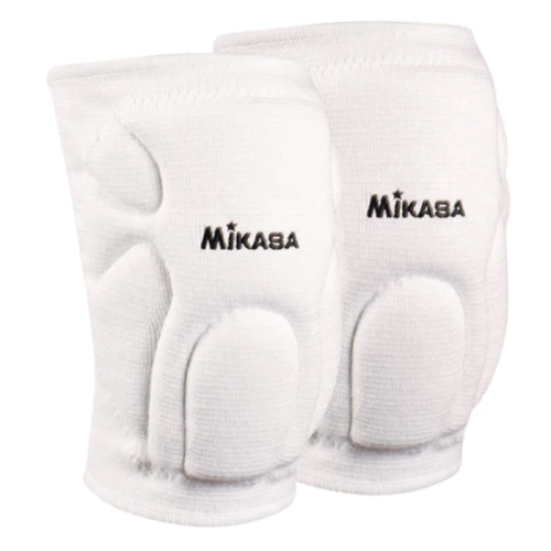 Las Rodilleras Voleibol MIKASA Profesional Junior son rodilleras blancas con logotipos bordados en negro, diseñadas para brindar una amortiguación y comodidad superiores, ideales para los entusiastas del voleibol que buscan equipo confiable.