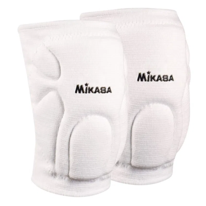 Las Rodilleras Voleibol MIKASA Profesional Junior son rodilleras blancas con logotipos bordados en negro, diseñadas para brindar una amortiguación y comodidad superiores, ideales para los entusiastas del voleibol que buscan equipo confiable.