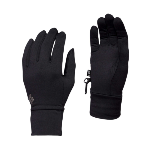 Presentamos un par de guantes elegantes y livianos de la gama **Guantes Black Diamond Lightweight Screentap**. Un guante deja al descubierto la palma, perfecta para gestos de toque de pantalla, mientras que el otro exhibe su elegante diseño posterior. Están perfectamente conectados mediante un pequeño clip para mayor comodidad.