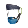 El arnés infantil Black Diamond Momentum Kids - Kingfisher está diseñado específicamente para los más pequeños aventureros y ofrece presillas ajustables para las piernas y el cinturón. Incluye un pequeño lazo de metal y un lazo verde para el material, mientras que el logotipo de la marca decora de forma destacada el cinturón para darle un estilo mejorado.