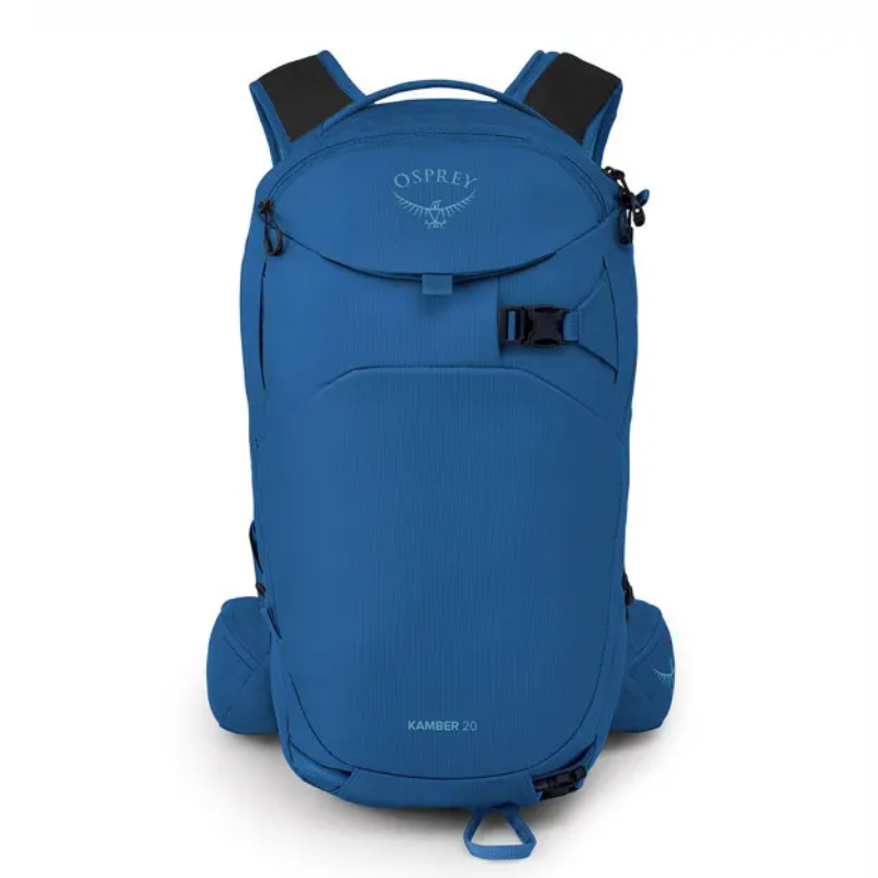 La elegante mochila azul Kamber 20 de Osprey, perfecta para los amantes de las actividades al aire libre, cuenta con múltiples compartimentos y correas de hombro acolchadas. Combínala con la compacta Mochila de hidratación Osprey Raptor 10L (copia) para disfrutar de una experiencia de aventura sin complicaciones.