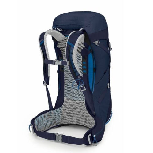 La Mochila de Senderismo Osprey Sirrus 36 Mujer (copia) es una mochila de senderismo azul que incluye correas de hombro acolchadas, un panel trasero ventilado y varias correas y hebillas ajustables. Su diseño cuenta con un espacioso compartimento principal junto con bolsillos laterales, ideales para todas tus necesidades de almacenamiento.