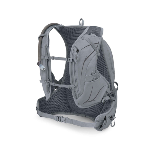 Presentamos el chaleco de hidratación Osprey Duro 6 w/Res (copia) (copia), una elegante mochila de senderismo gris que ofrece múltiples compartimentos y funcionalidad para tubo de hidratación. Cuenta con correas ajustables y acolchado de malla transpirable, lo que proporciona un soporte ergonómico para la espalda que es perfecto para aventuras al aire libre.
