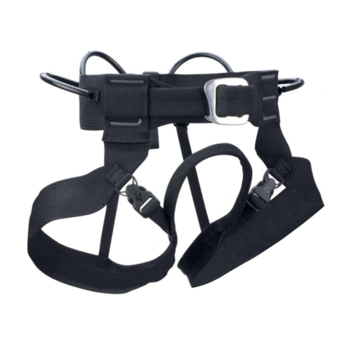 Presentamos el Arnés Black Diamond Alpine Bod: este arnés de escalada negro viene equipado con correas ajustables y hebillas de metal para una mayor seguridad durante la escalada en roca. Cuenta con perneras anchas y un cinturón resistente que garantiza un ajuste seguro y una sujeción óptima.