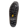 La bota de montaña La Sportiva Karakorum Evo GTX (copia) presenta una banda de rodadura profunda para un agarre y tracción superiores, con un logotipo amarillo en el centro y tacos angulares y audaces, lo que la hace perfecta para aventuras de senderismo.