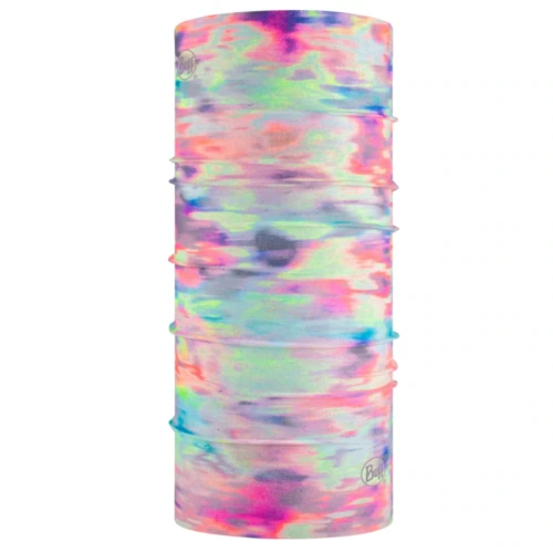 La bandana Buff Original EcoStretch Sket Navy presenta un vibrante diseño de teñido anudado en rosa, azul, violeta y verde. Ideal para uso versátil al aire libre, este accesorio suave agrega un toque de color y al mismo tiempo garantiza la comodidad.