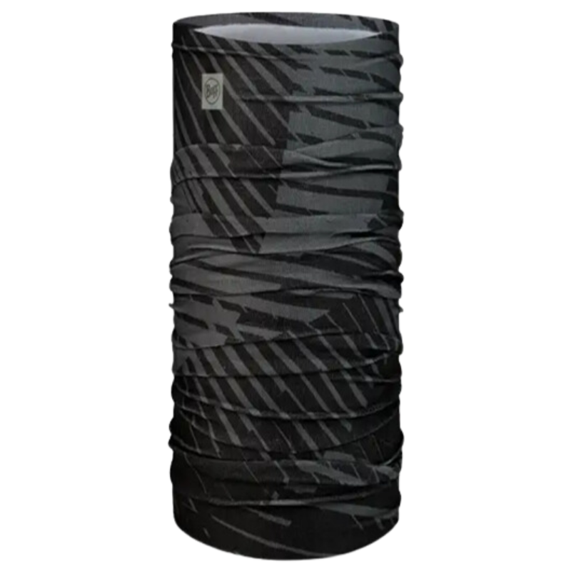 La Bandana Buff ThermoNet Bardeen Graphite (copia) es una polaina para el cuello sin costuras con diseño de grafito hecha de tela ThermoNet fruncida, que ofrece flexibilidad y versatilidad como bandana y accesorio perfecto para actividades al aire libre.