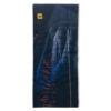 La Bandana Buff Original EcoStretch Moulay Night Blue (copia) es una elegante polaina cilíndrica para el cuello que presenta un diseño en azul oscuro con un mapa de ruta vertical para escaladores en líneas y marcadores rojos. El logotipo de Buff aparece en la parte superior izquierda, imitando a la perfección un camino de escalada en roca.