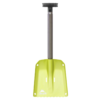 La Pala para Nieve MSR Operator Snow D (copia) es una pala ligera de color verde lima con un mango gris resistente y una empuñadura en forma de T. Su hoja agujereada y su borde ligeramente curvado ofrecen una limpieza eficiente de la nieve.