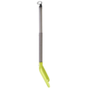 Un desmalezador de mango largo con eje de metal y cabezal de color amarillo brillante, similar al diseño duradero de la Pala para Nieve MSR Operator Snow D (copia), perfecto para eliminar sin esfuerzo las malas hierbas del suelo.