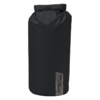 La Bolsa Seca SealLine Baja es una bolsa impermeable negra con cierre superior enrollable, ideal para actividades al aire libre. Esta bolsa cilíndrica, que presenta el logotipo de la marca cerca de la base, mantiene su contenido seco y seguro.