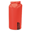 La Bolsa Seca SealLine Baja es una bolsa impermeable grande, cilíndrica y roja con cierre superior enrollable. Tiene la marca "SealLine" en negro intenso en el lateral y es ideal para mantener secos los elementos esenciales durante las aventuras al aire libre.
