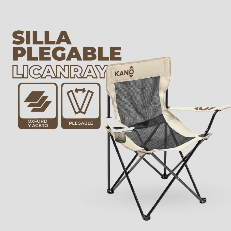 Silla Plegable Kano para Camping Licanray - Imagen 4