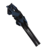 Silla Plegable Kano para Camping Licanray, con un elegante diseño azul y negro, un marco de metal resistente y secciones de malla transpirable, ideal para un fácil transporte.