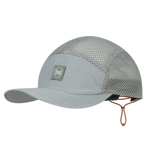 La Jockey Buff Speed Lilac Shane (copia) es una gorra gris con parte trasera de malla, panel frontal sólido, logotipo cuadrado, visera ligeramente curvada y una correa ajustable para mayor comodidad.