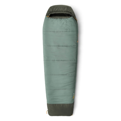 El saco de dormir estilo momia Sea to Summit Ascent para mujer, en verde suave con detalles en verde oscuro, cuenta con una acogedora capucha y acolchado para mayor calidez. Diseñado para aventuras al aire libre, este Saco de Dormir Pluma garantiza comodidad en cada expedición.