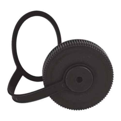 El repuesto para botella Nalgene Loop-Top Closure 63mm es una tapa de plástico negra con anillo y pico incorporados, que ofrece un cierre seguro, un vertido fácil y una opción de reemplazo conveniente para su botella Nalgene.