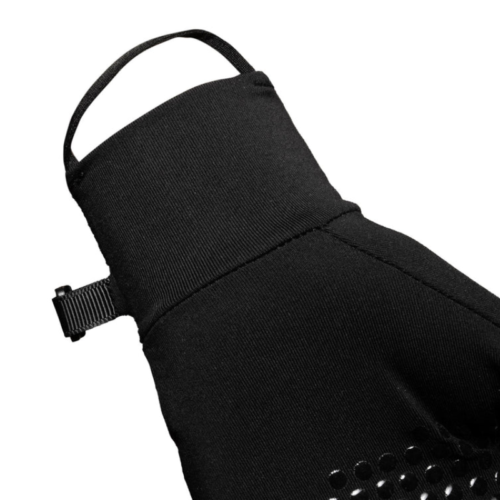 El guante unisex Atakama Outdoor Queuco presenta una superficie texturizada, correa ajustable, pequeñas perforaciones circulares y una presilla para la muñeca para quitarlo fácilmente; perfecto para actividades al aire libre.