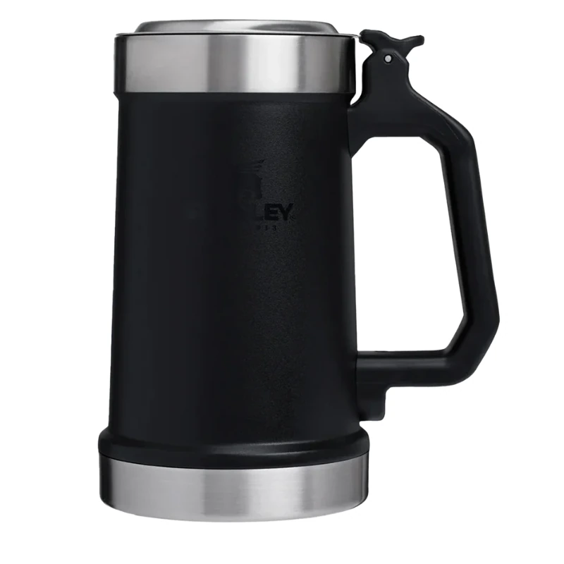 Vaso Stanley de Cerveza con Tapa Black 709 ml Classic