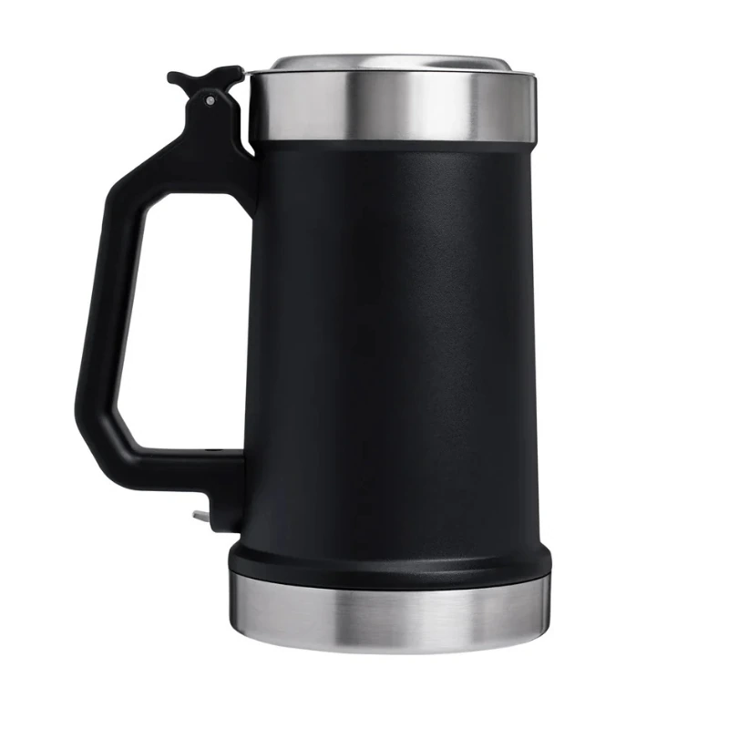 Vaso Stanley de Cerveza con Tapa Black 709 ml Classic