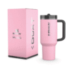 Vaso Quencher ProTour Pink 1.18L Messi x Stanley 1913 - Imagen 3
