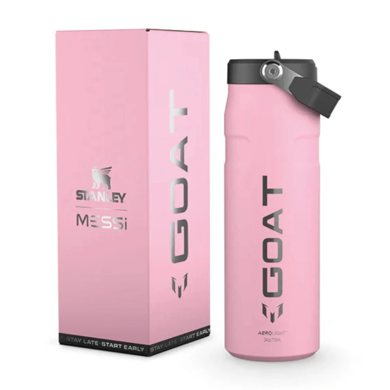 Botella Stanley Flip Straw Aerolight 710 ml Messi
