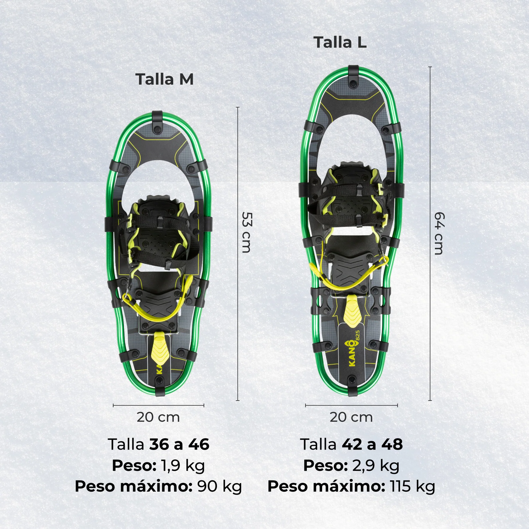 Raquetas de Nieve Huascaran Kano