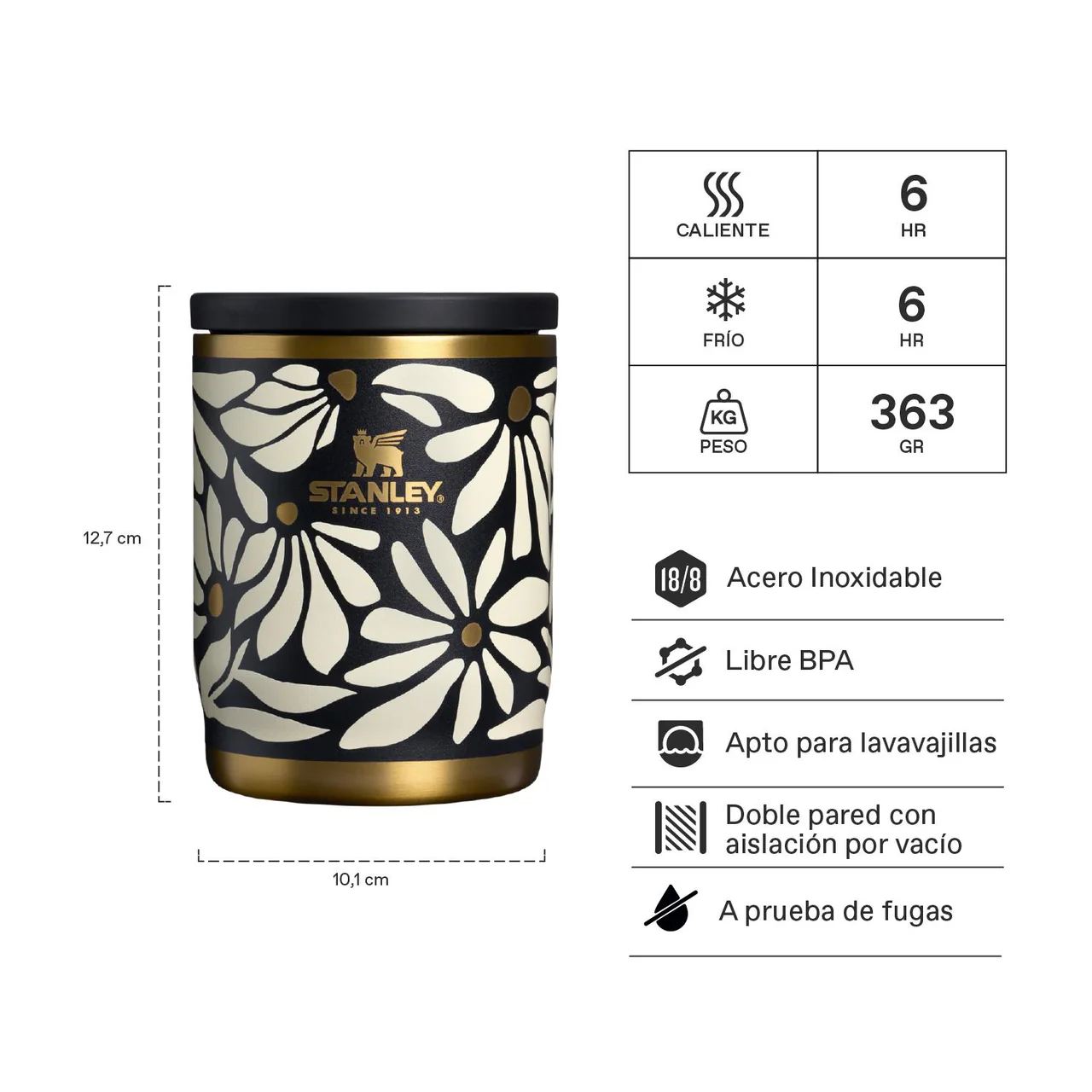 Termo para Comida Stanley Adventure To-Go Wild Blooms 532 ml - Imagen 2