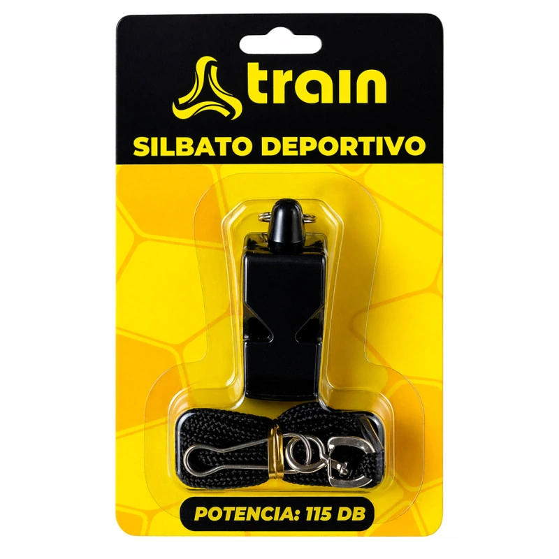 Silbato Plástico Negro Profesional Train - Imagen 3