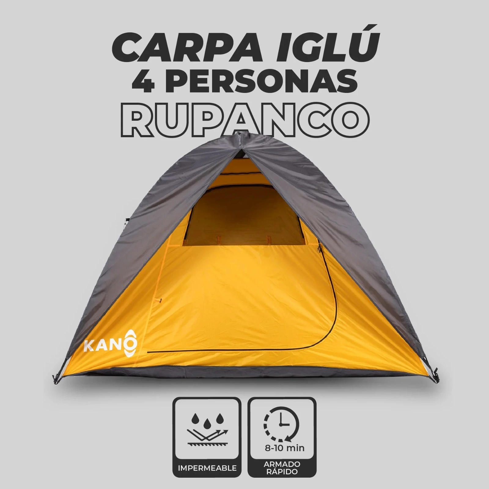 Carpa Rupanco 4 Personas Kano - vista 4