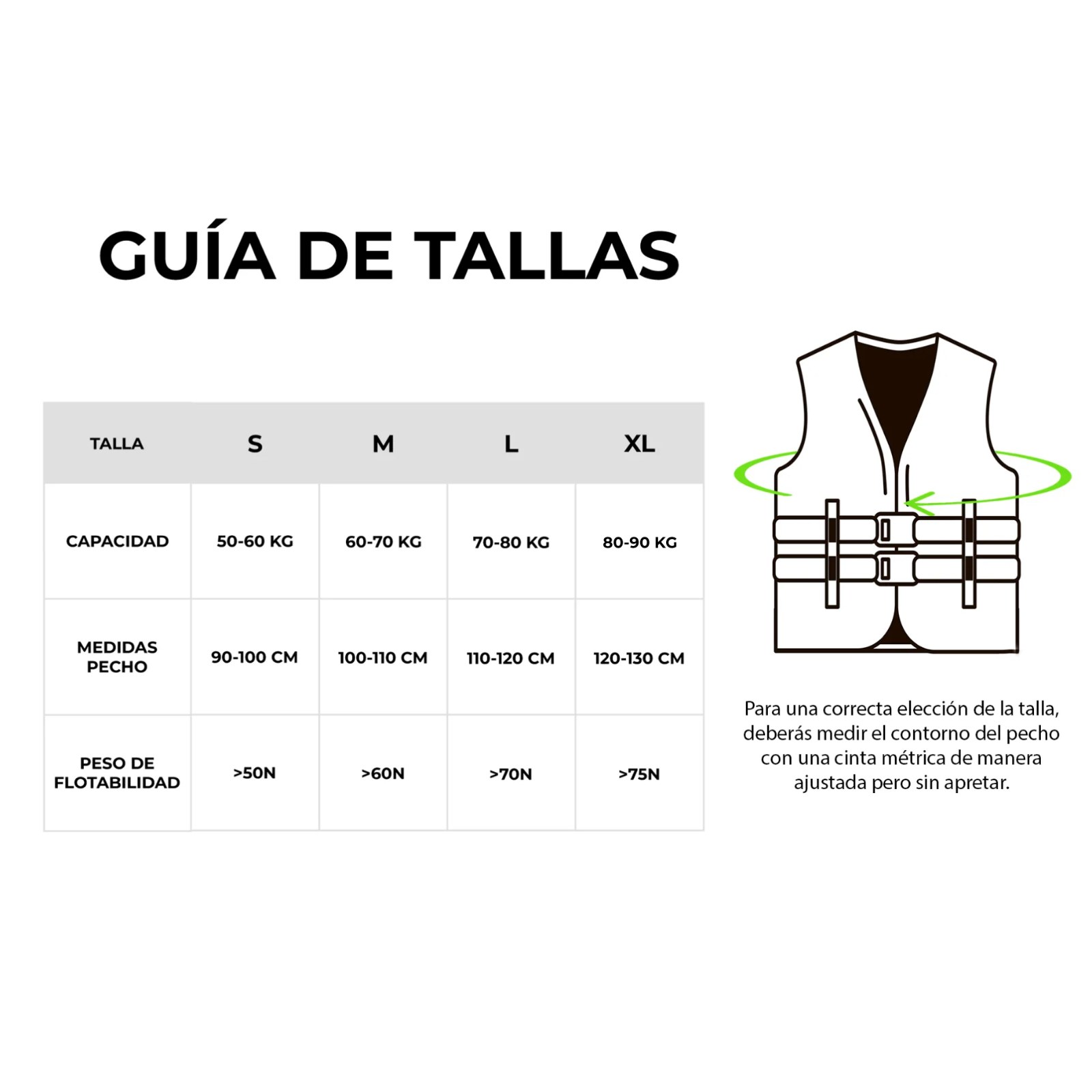 Chaleco Salvavidas Neopreno Kano - vista 13