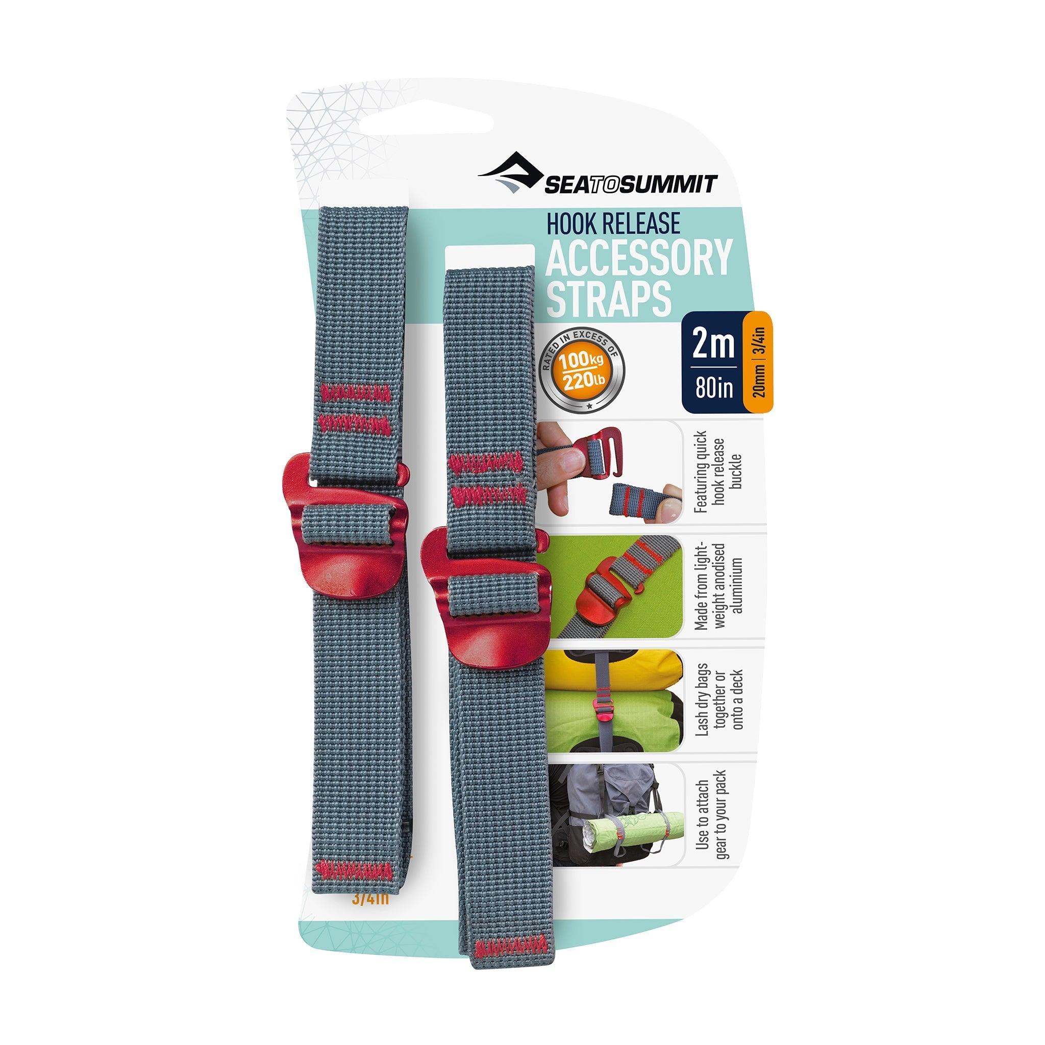 Correas Ligeras Sea To Summit Accessory Strap with Hook Buckle
