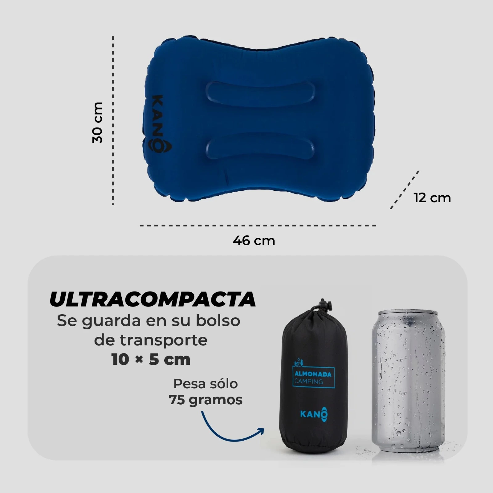 Almohada Camping Kano - vista 3